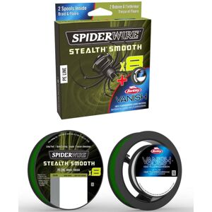 Spiderwire splietaná šnúra stlth smooth8 moos green 150m - 0,09 mm 7,5 kg