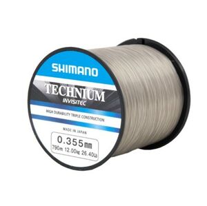Shimano vlasec technium invisitec šedý - 0,25 mm 1371 m