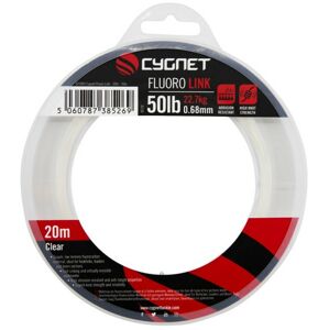Cygnet náväzcový vlasec fluoro link 20 m - 0,68 mm 50 lb 22,7 kg