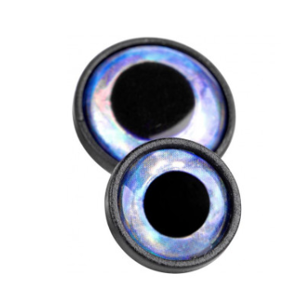 Spro oči na nástrahy big eye screw silver - 12 mm
