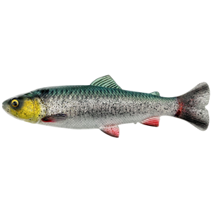 Savage gear gumová nástraha 4d linethru pulsetail trout slow sink firetrout - 20 cm 102 g