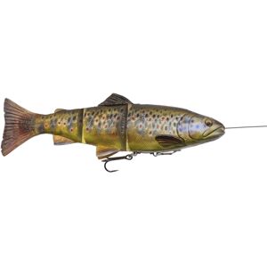 Savage gear gumová nástraha pstruh 4d line trhu trout ss dark brown trout-20 cm 93 g