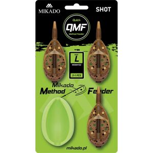 Mikado krmítko method feeder shot q.m.f. set l - 20 g 30 g