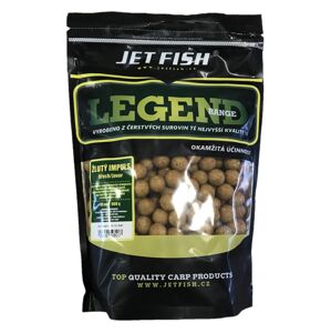 Jet fish boilie legend range žltý impuls orech javor - 250 g 24 mm