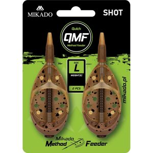 Mikado krmítko method feeder shot q.m.f. set l - 3x20 g
