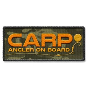 4anglersdesign samolepka 73 carp angler on board