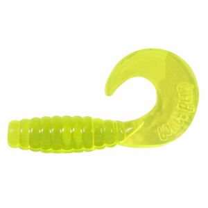 Berkley gumová nástraha powerbait twister power grub chartreuse - 20ks - 5 cm