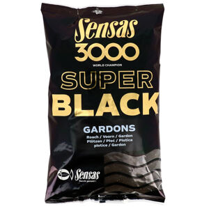 Sensas kŕmenie 3000 super black 1kg-canal