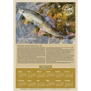 Črs nástenný kalendár jednolistý na rok 2024 (s textom)