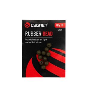 Cygnet gumový korálok rubber bead 6 mm 10 ks
