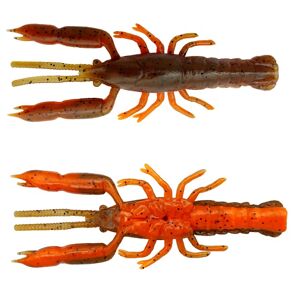 Savage gear gumová nástraha 3d crayfish rattling brown orange 8 ks - 5,5 cm 1,6 g