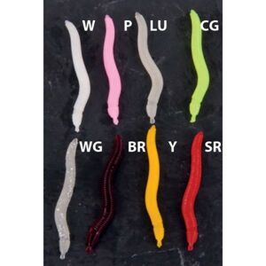 Saenger iron trout nástrahy worms 4 cm-farba br