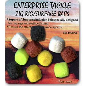 Enterprise zig rig barrels ultra plávajúce 10 ks-farebný mix