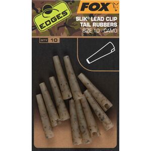 Fox prezleky edges camo slik lead clip tail rubbers 10 ks veľkosť 10