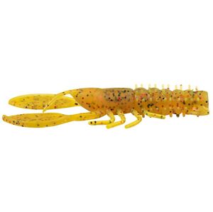 Fox rage gumová nástraha floating creature crayfish uv golden glitter 8 ks 7 cm