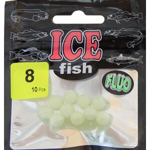 Jsa korálky ice fish fluo veľkosť 6 15 ks
