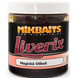 Mikbaits liverix boilie v dipe magická oliheň 250 g - 24 mm