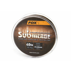 Fox pletená šnúra submerge dark camo 0,30 mm 50 lb-návin 300 m