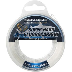 Savage gear fluorocarbon super hard clear - 45 m 0,77 mm 25,7 kg