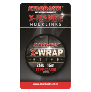 Starbaits náväzcová šnúrka x wrap soft coated braid 15 m hnedá-nosnosť 25 lb