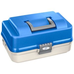 Plastica panaro rybársky kufrík 149/3-poschodový bielo-modrý