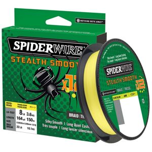 Spiderwire splietaná šnúra stealth smooth 12 hi-vis žltá 150 m - 0,11 mm 10,3 kg