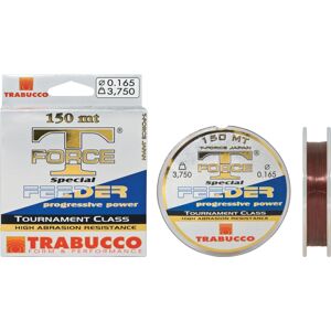 Trabucco vlasec t-force special feeder hnedý 150 m-priemer 0,185 mm / nosnosť 4,60 kg