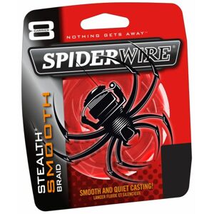 Spiderwire splietaná šnúra stealth smooth 8 červená-priemer 0,20 mm / nosnosť 20 kg / návin 1 m