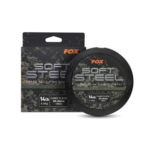 Fox vlasec soft steel fleck camo mono 1000 m - priemer 0,30 mm nosnosť 6,4 kg