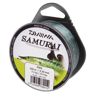 Daiwa vlasec samurai zubáč-priemer 0,30 mm / nosnosť 7,2 kg / návin 450 m