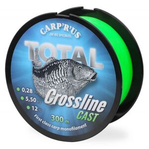 Carp´r´us vlasec total crossline cast green 1200 m - priemer 0,35 mm / nosnosť 9,1 kg