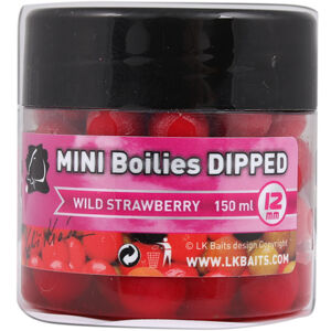 Lk baits mini boilies a dip purple plum 12 mm 150 ml