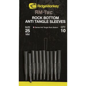 Ridgemonkey prevlek rock bottom anti tangle sleeves - short 25 mm 10 ks