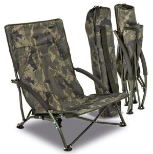 Solar kreslo undercover camo foldable easy chair low