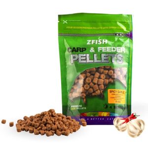 Zfish chytacie pelety carp & feeder pellets 8 mm 200 g - spicy garlic