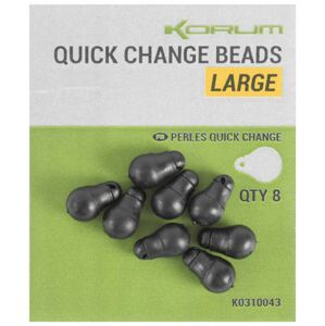 Korum zarážky quick change beads 8 ks - standard camo