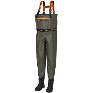 Prologic broďáky inspire chest bootfoot wader eva sole green - 42-43