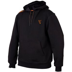 Fox mikina collection orange black hoodie-veľkosť s