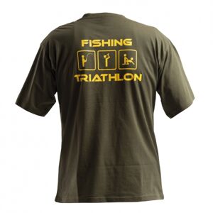 Doc fishing tričko triathlon zelená - m